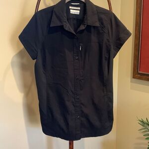 COLUMBIA Black Omni Shade Blouse
